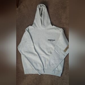 Essentials Light Gray Hoodie for Men